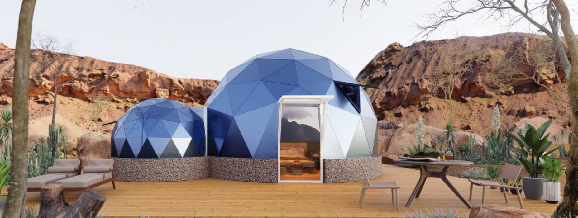 永登县球形智能光伏玻璃星空房